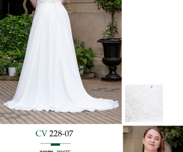 robe de mariée fluide – Marylin Création